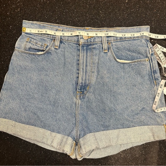 High Rise Jean Shorts - Picture 4 of 7